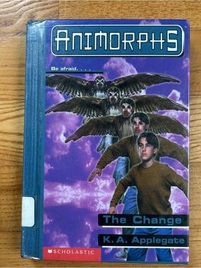 Animorphs #13 The Change HARDCOVER Book K.A. Applegate Hawk Regent Y2K Vintage